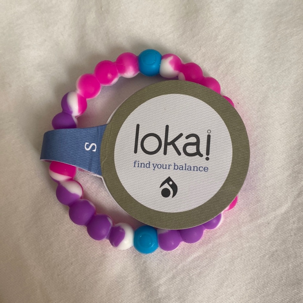 lokai pink purple blue bracelet